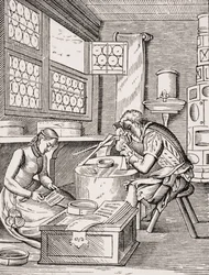 Fabricant de fermoirs, reproduction d